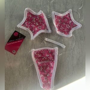 Sweet Seduction  Bikinis Supreme Pink Star Bikini Set Dancer Strip